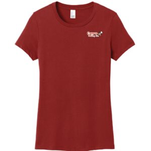 DM104L District ® Women’s Perfect Weight ® Tee – Classic Red