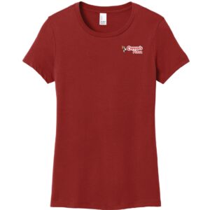 DM104L District ® Women’s Perfect Weight ® Tee – Classic Red